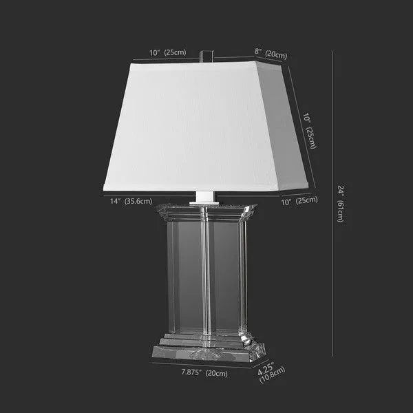 Safavieh Schmidt Old Hollywood Inspired Crystal Table Lamp