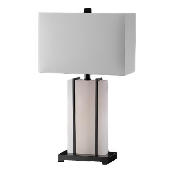 Fantasia Sleek Alabaster Table Lamp