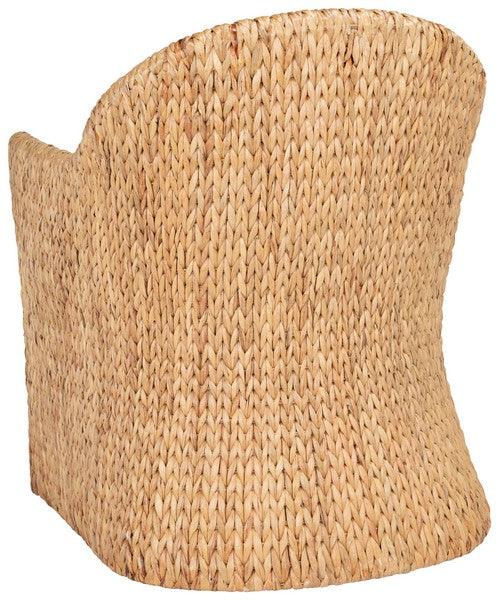 Safavieh Solomon Natural-Beige Water Hyacinth Dining Chair