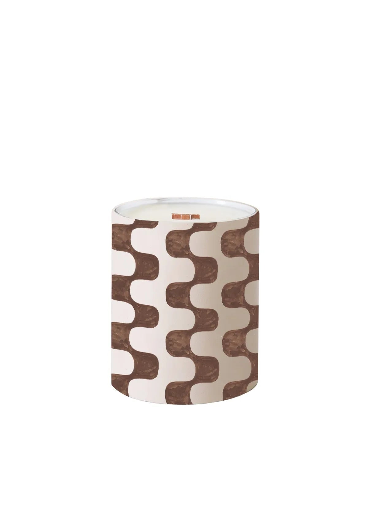 Warm Retro Beige Candle