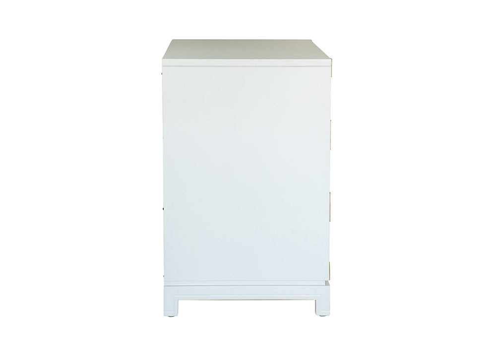 Small Carlyle Campaign Dresser - White