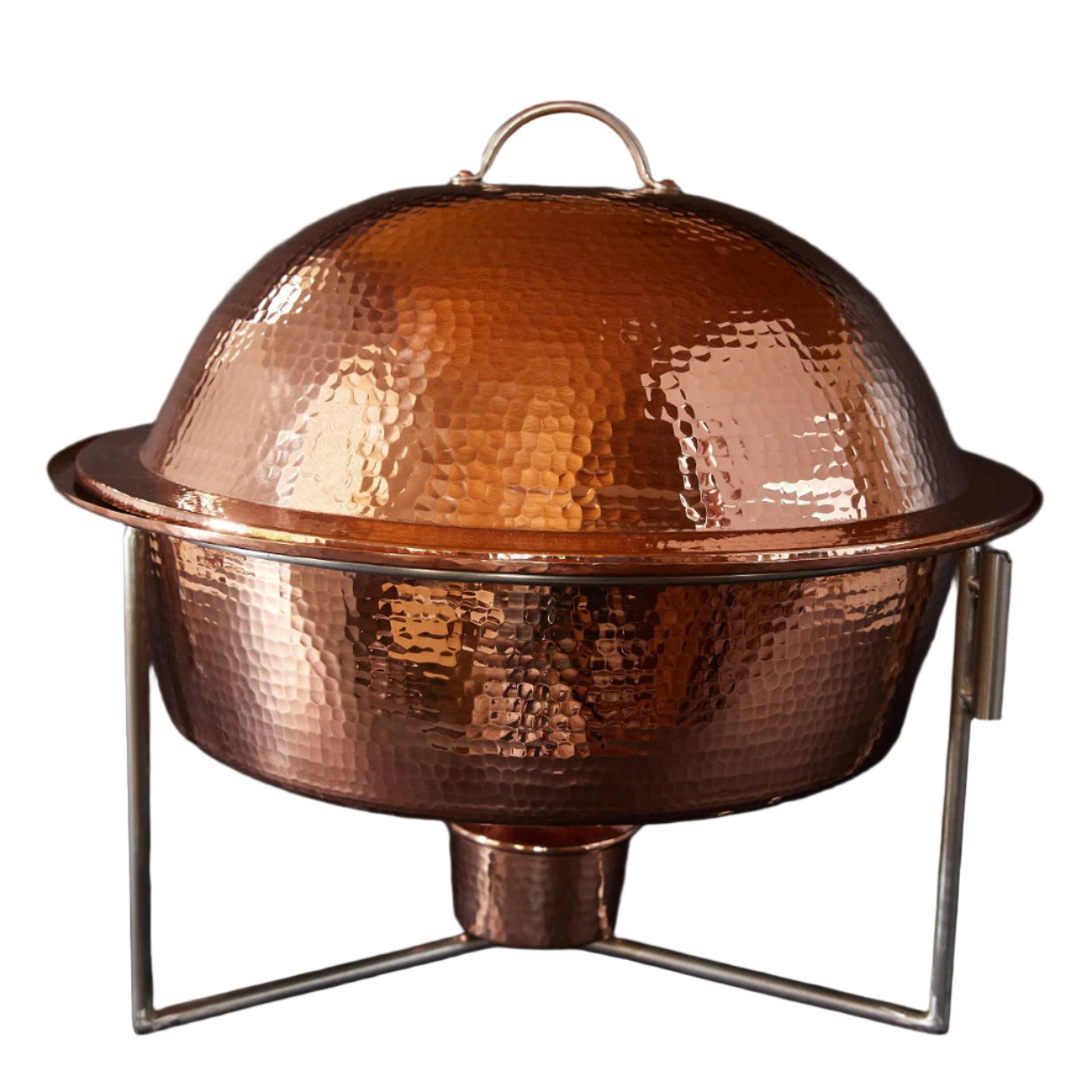 Copper Round Dome Chafers