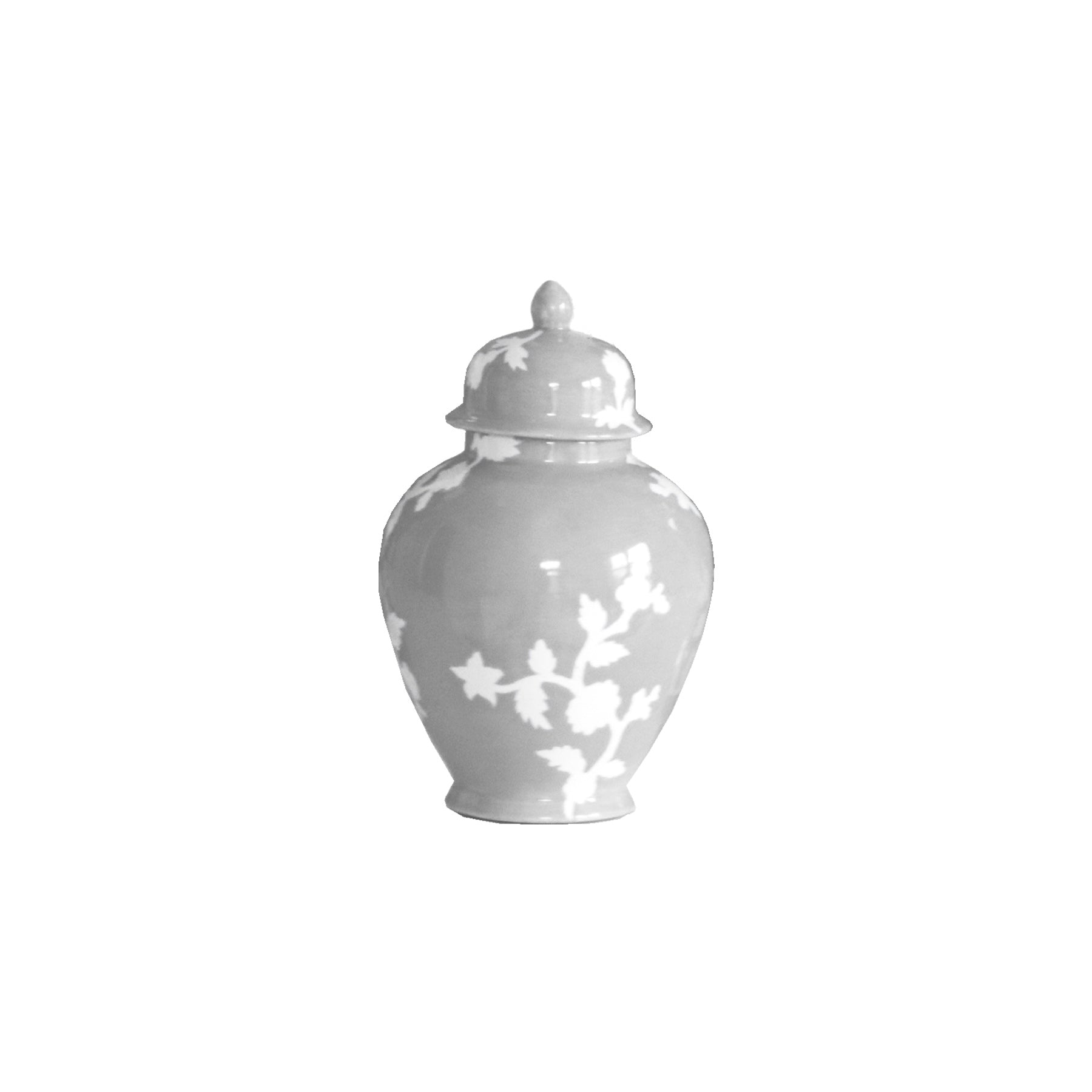 Chinoiserie Dreams Ginger Jars in Light Gray