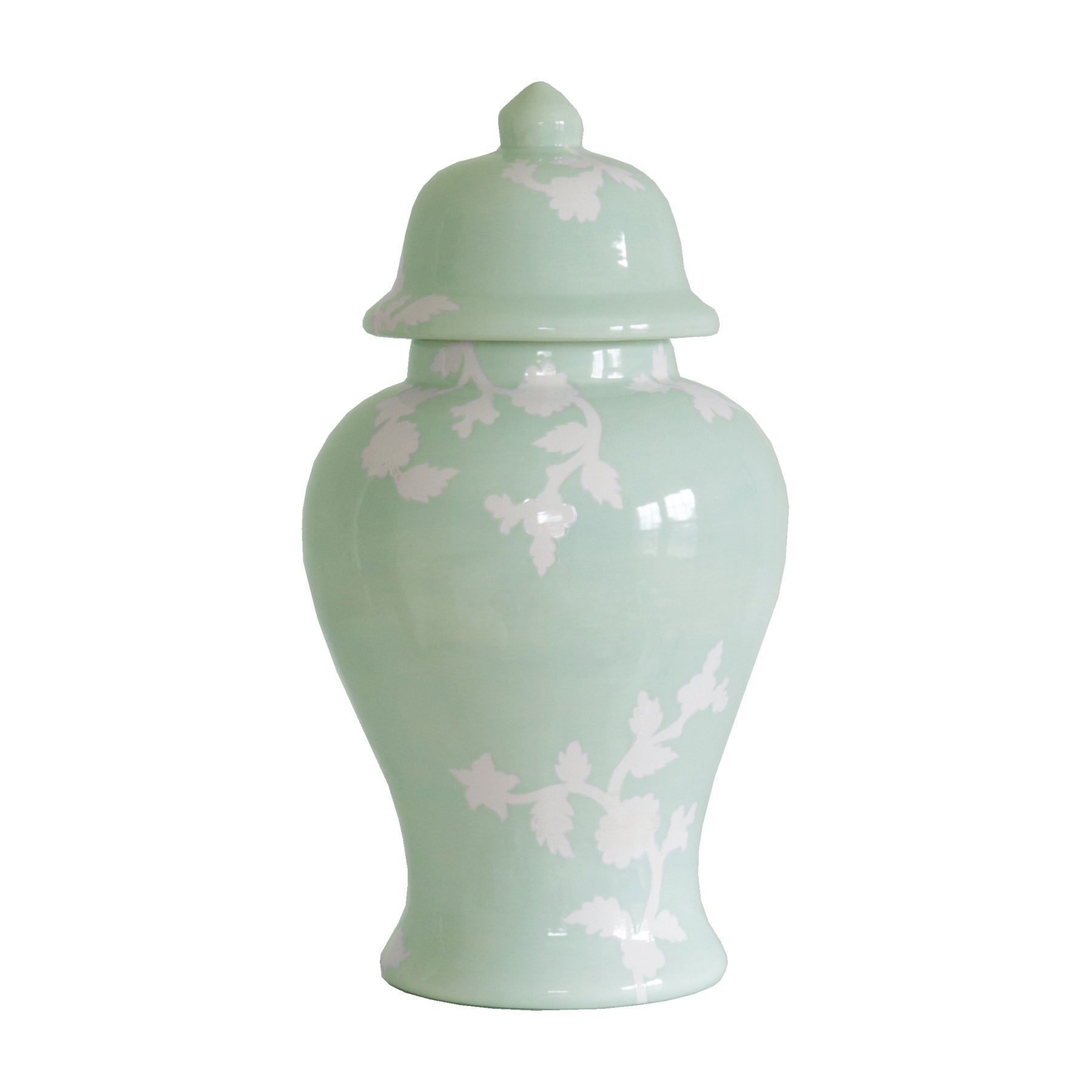 Chinoiserie Dreams Ginger Jars in Sea Glass