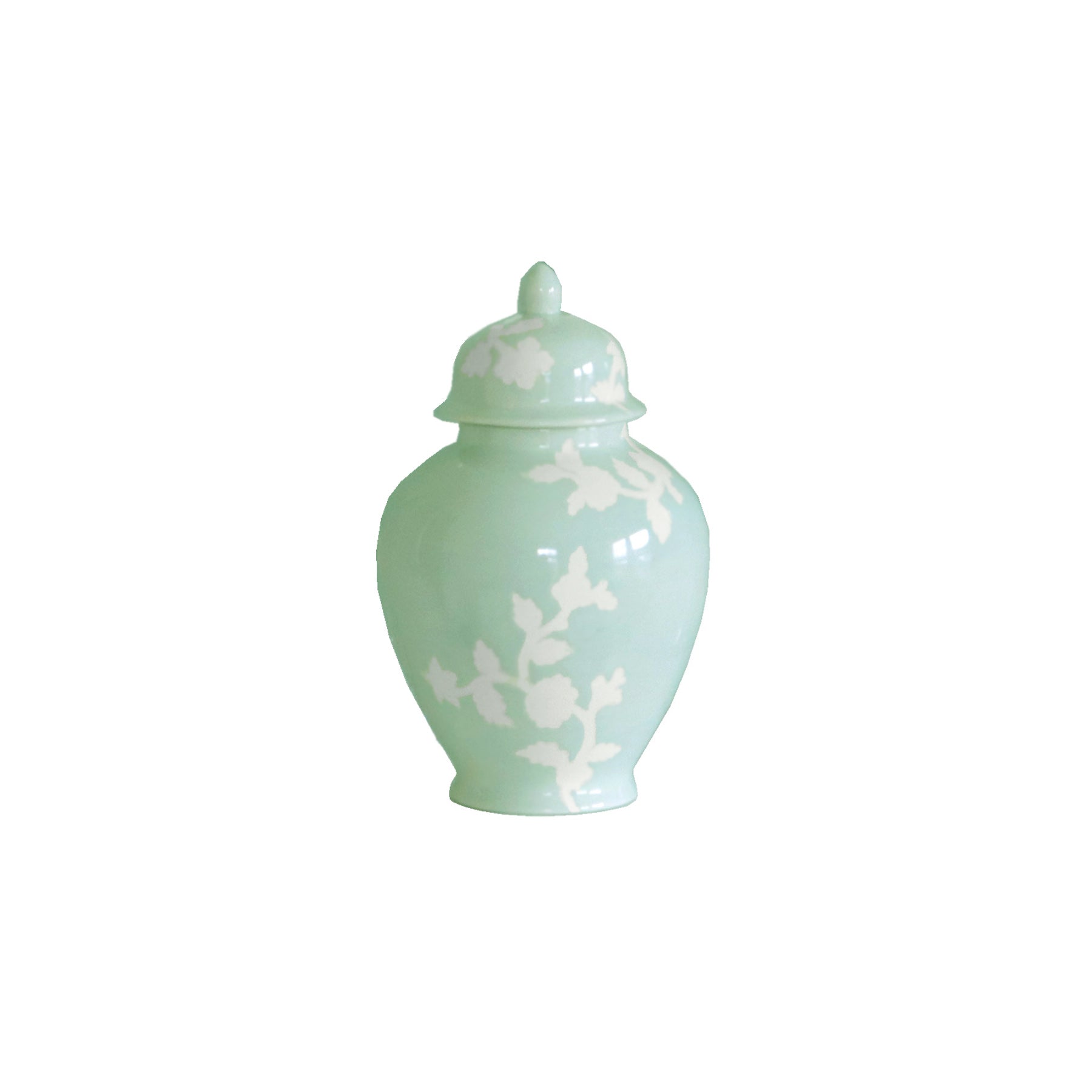 Chinoiserie Dreams Ginger Jars in Sea Glass