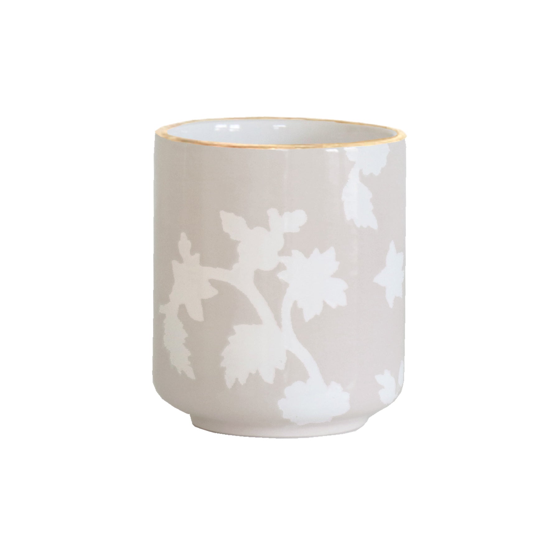 Chinoiserie Dreams Vase with 22K Gold Accent