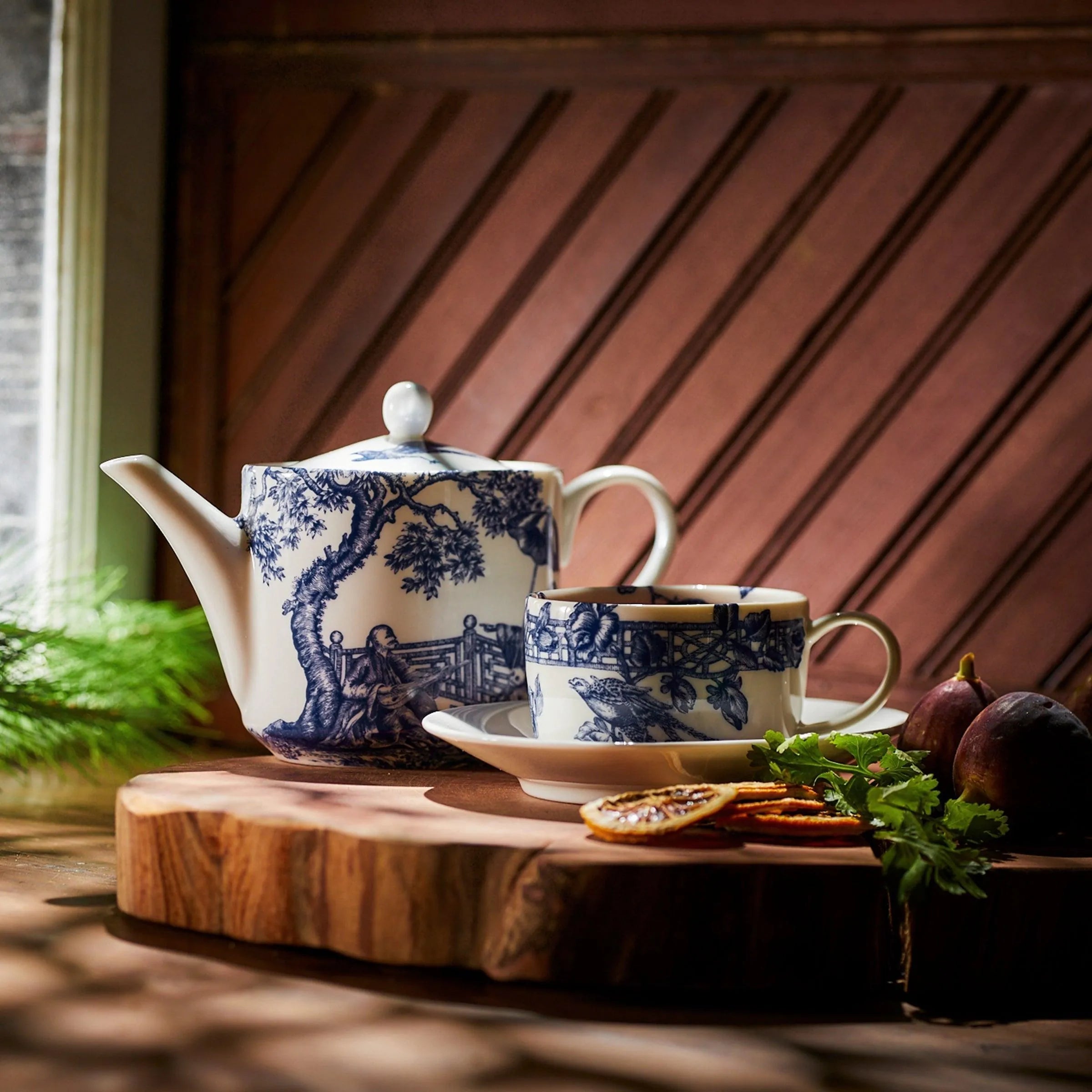 Caskata Wholesale Chinoiserie Toile Petite Teapot