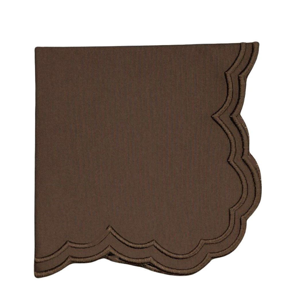 Flying Sheep Country Lillian Napkin - Cocoa (Set of 4)