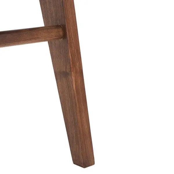 Safavieh Colette Walnut-Natural Rattan Barstool