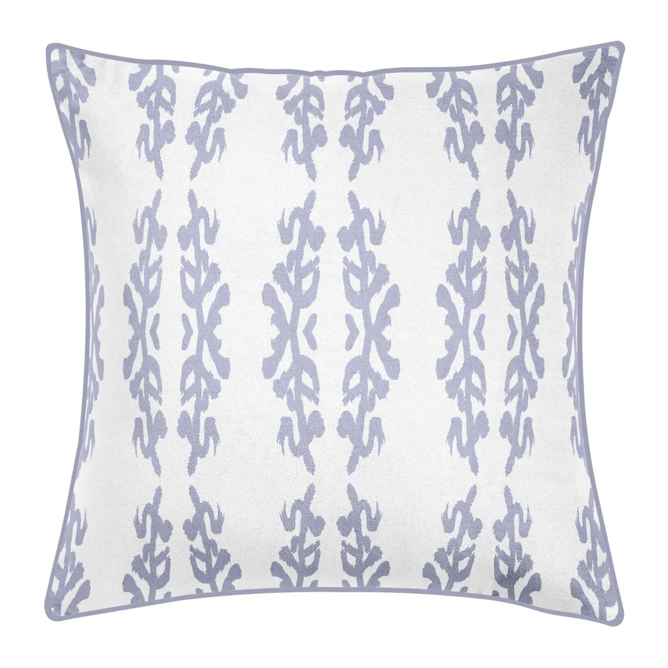 Coral Gardens Embroidered 22x22 Pillow, Lavender