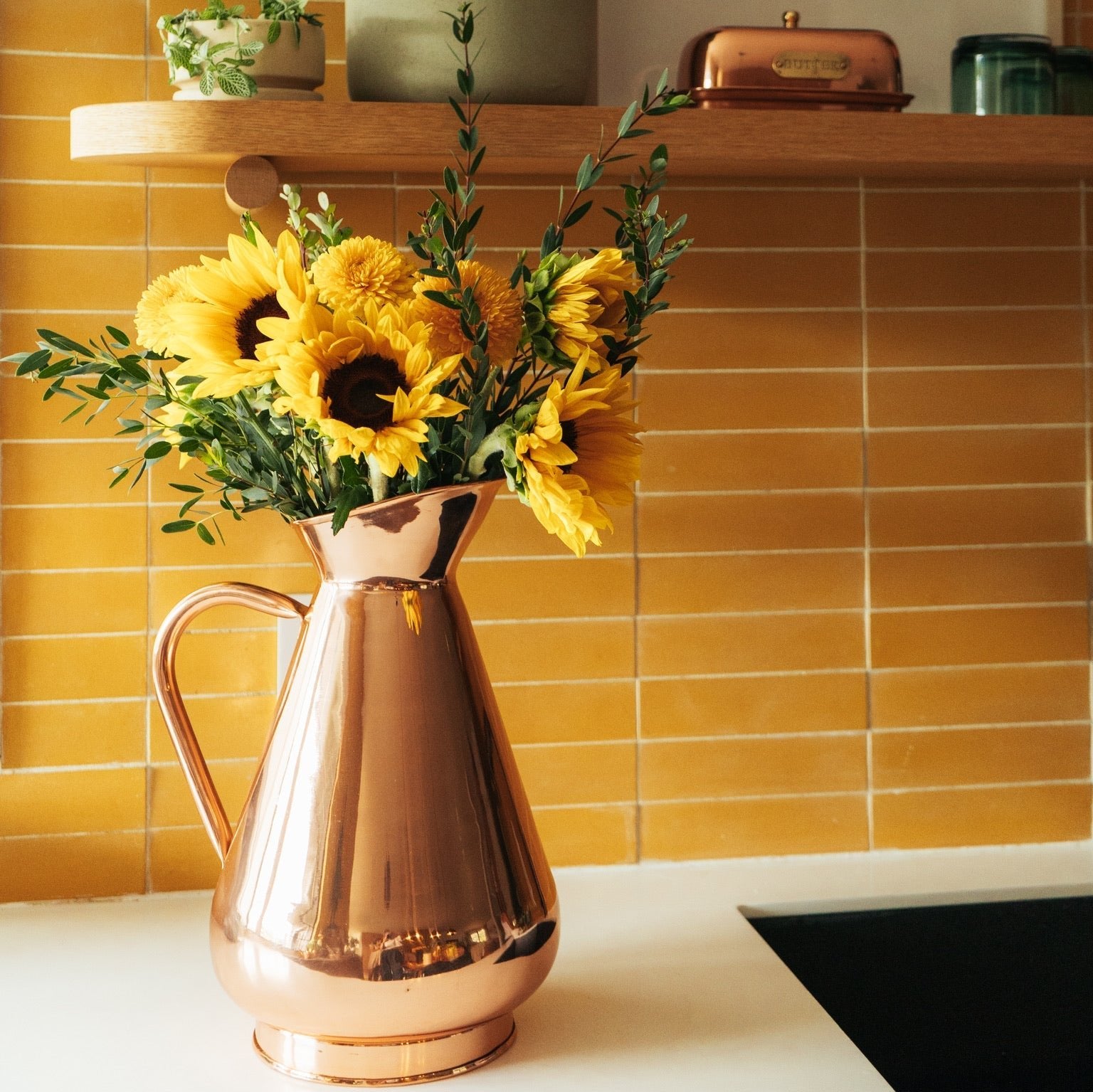 Large Copper Heirloom Vase