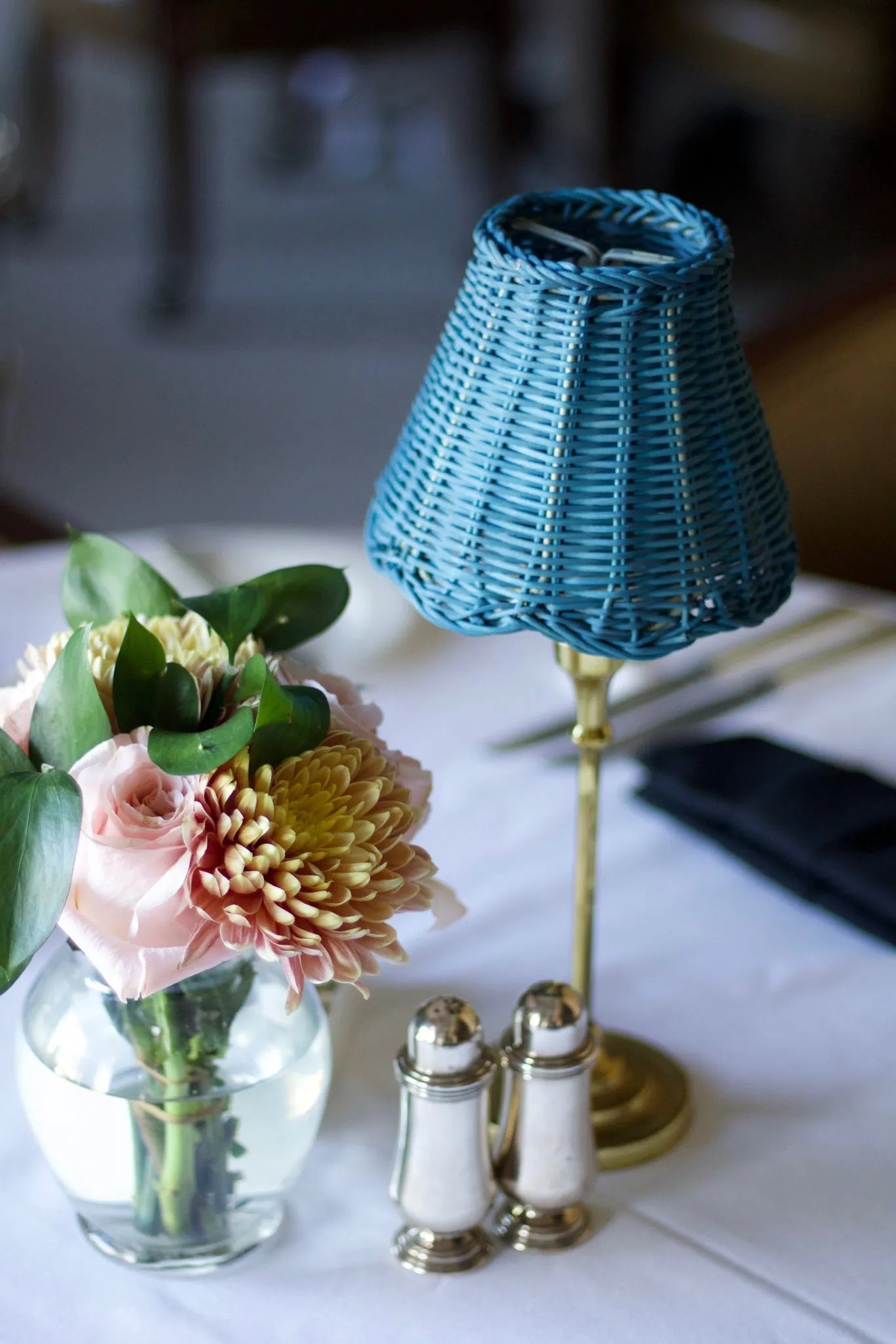 Petite Handwoven Lampshades (Scalloped Base)