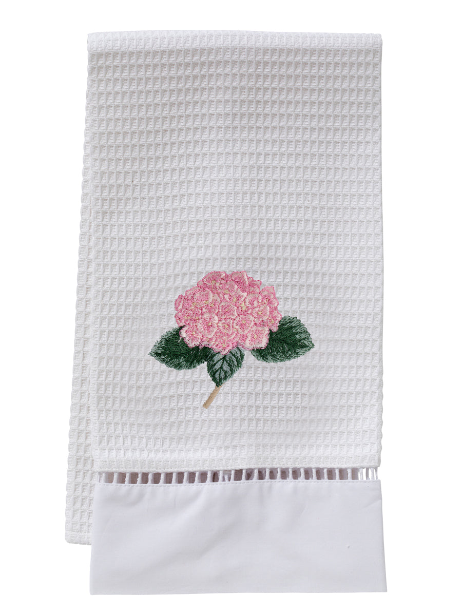 Guest Towel, Waffle Weave, Hydrangea Too (Light Pink)