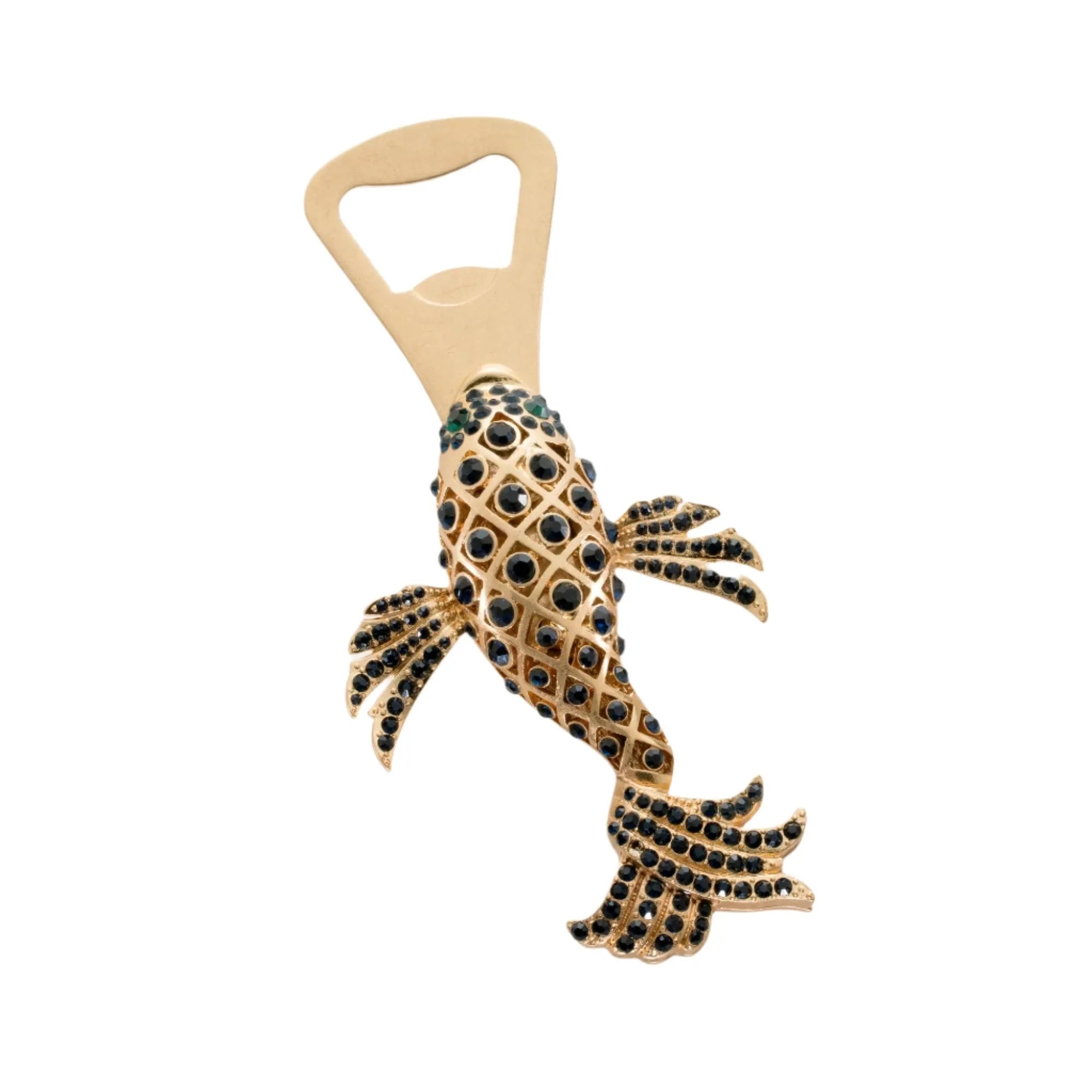 Koi bottle opener, sapphire