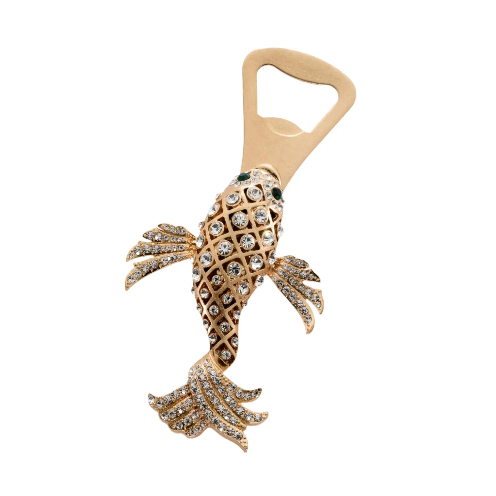 Koi bottle opener, crystal