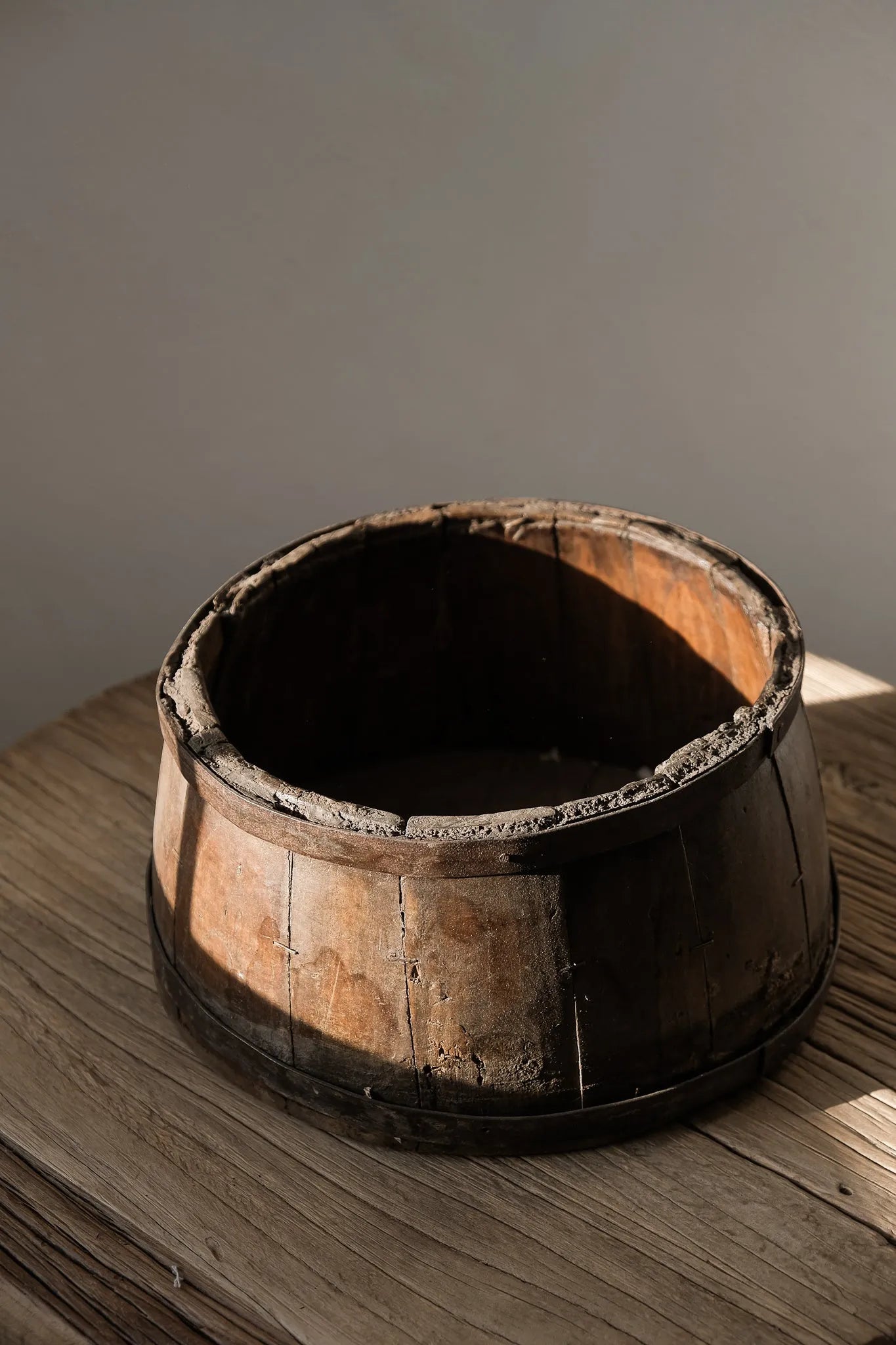 Vintage Wood Bucket