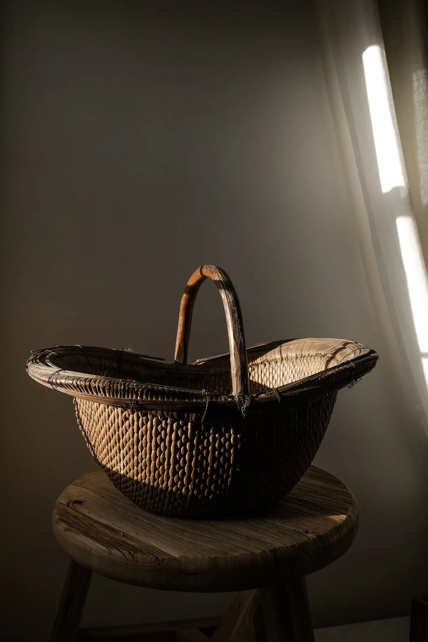 Chinese Vintage Basket - Oval