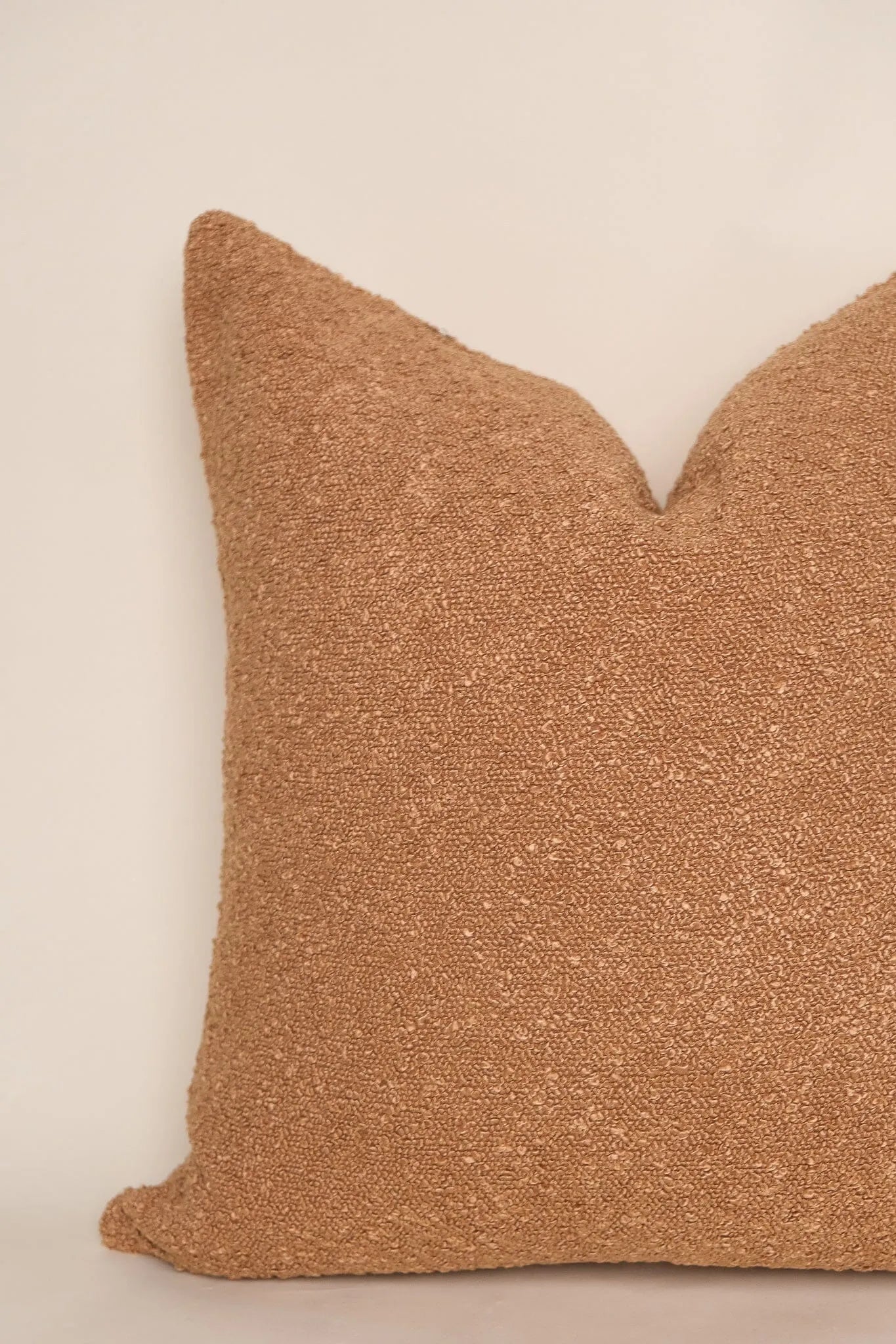 Boucle Pillow: Caramel