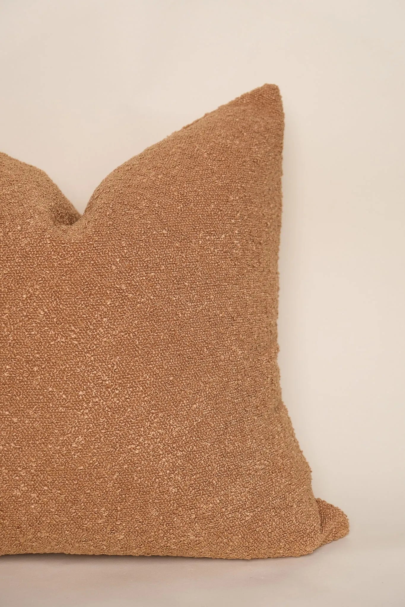 Boucle Pillow: Caramel