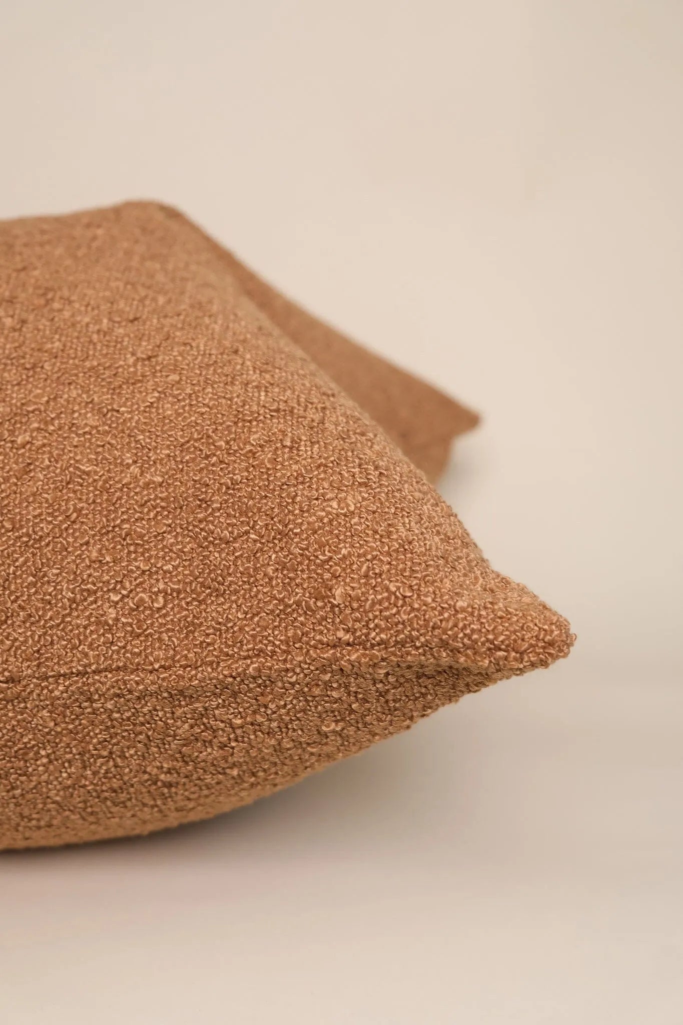 Boucle Pillow: Caramel