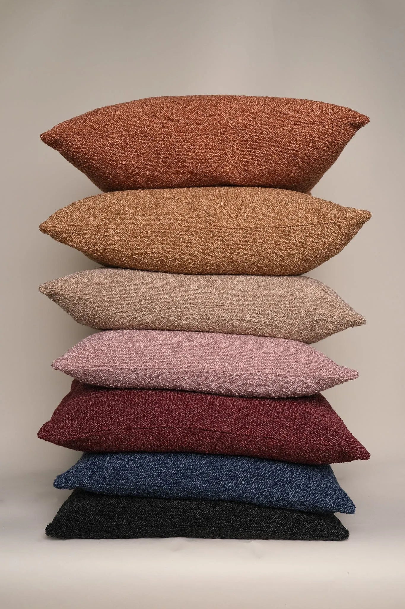 Boucle Pillow: Cherry