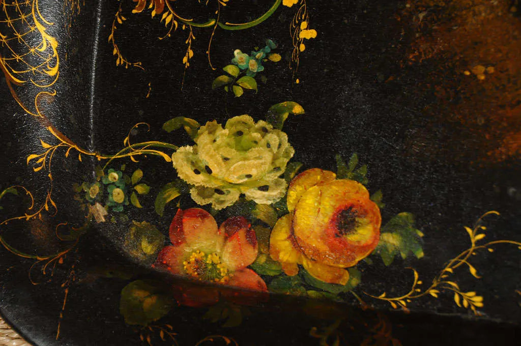 19th Century Painted Tole Tray