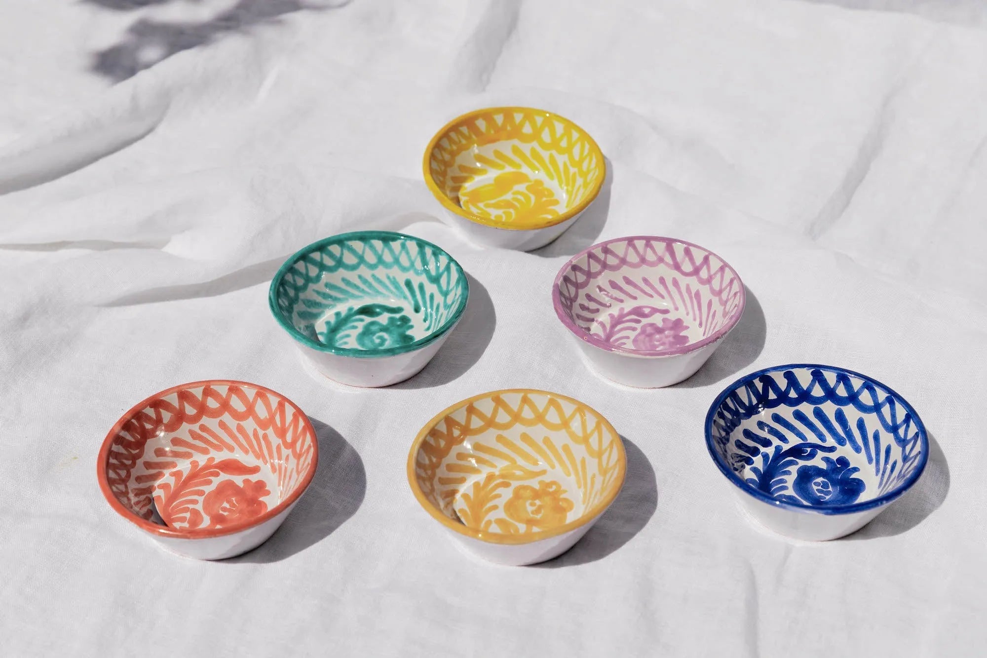 MINI bowl with hand painted designs