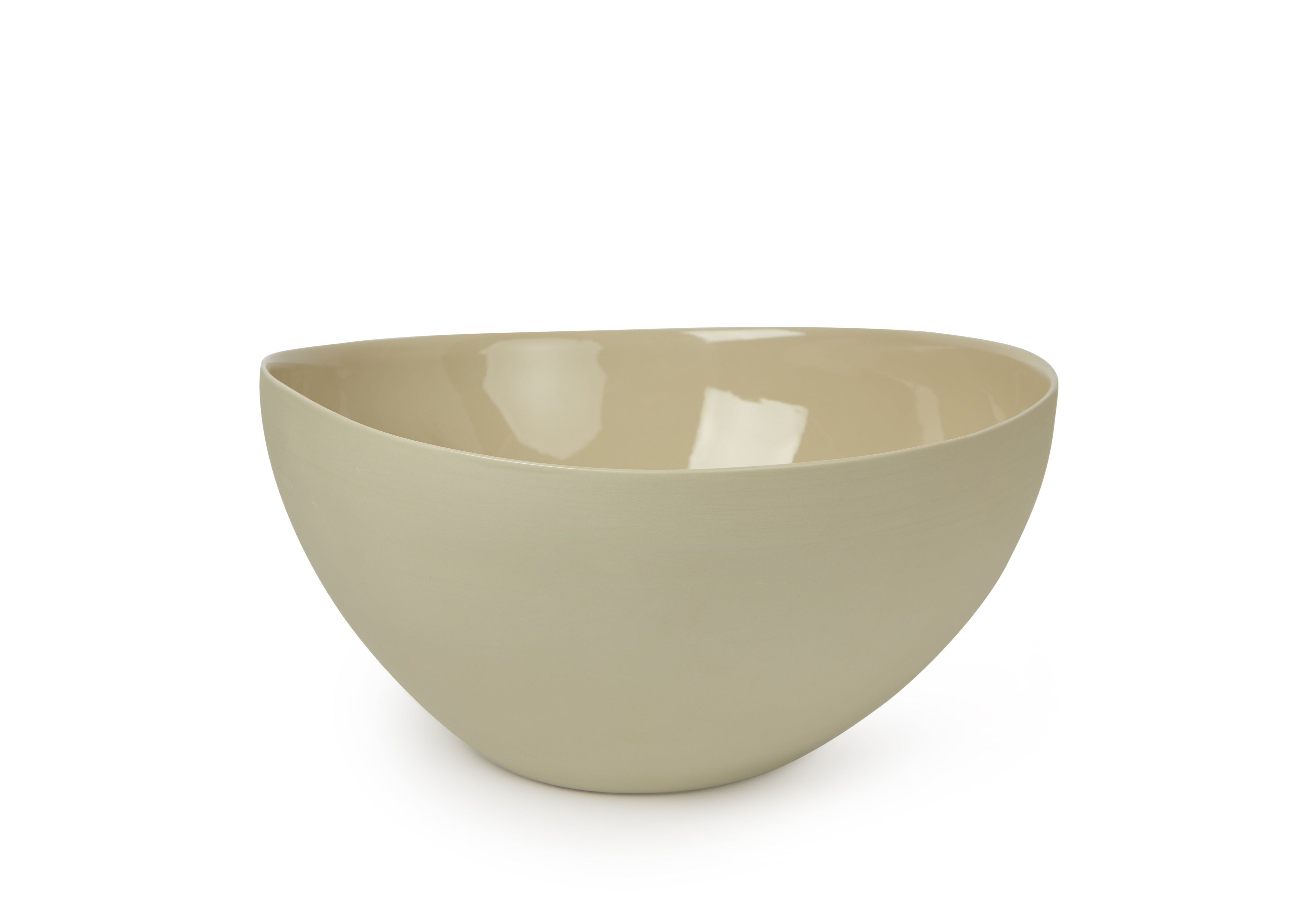 Onda Serving Bowl-Bone