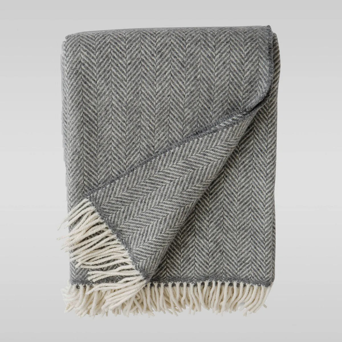 Herringbone Wool & Cashmere Throw