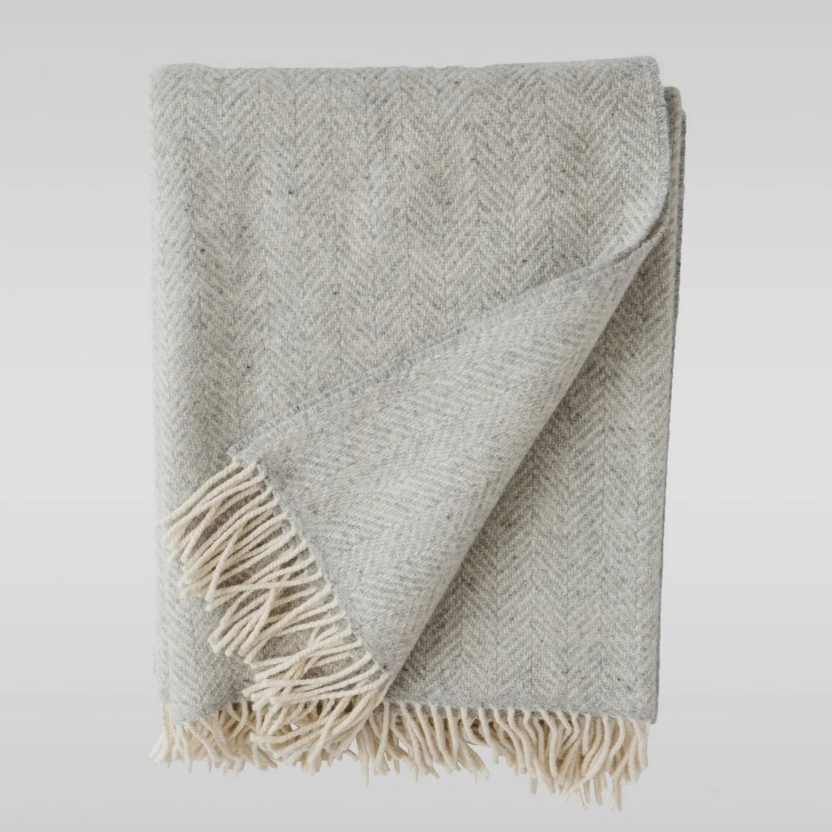 Herringbone Wool & Cashmere Throw