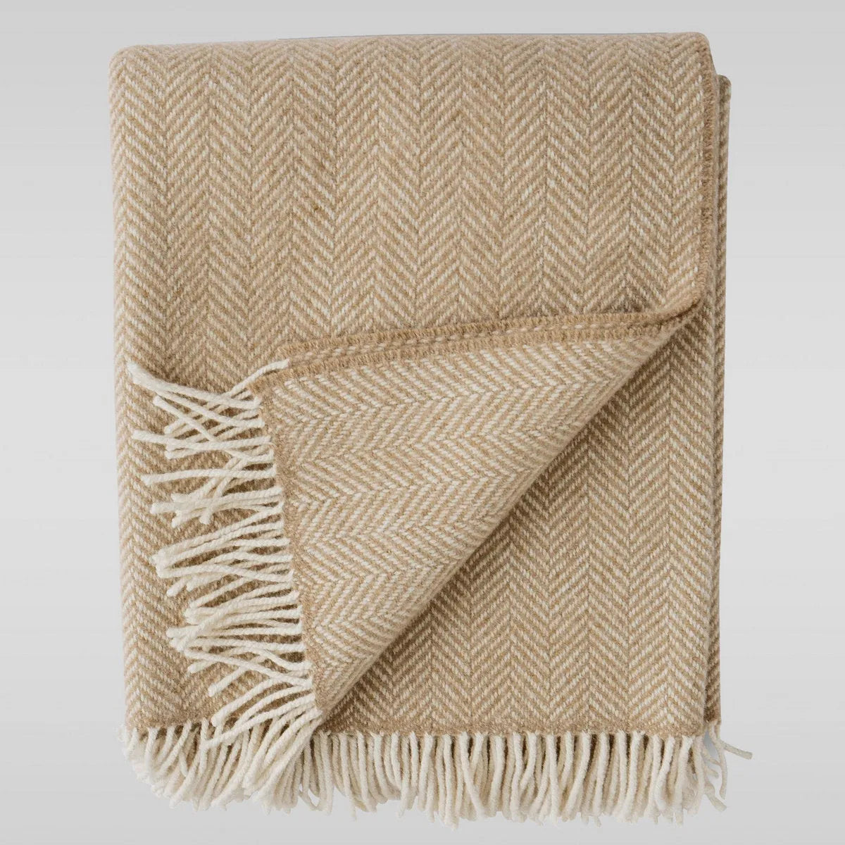 Herringbone Wool & Cashmere Throw