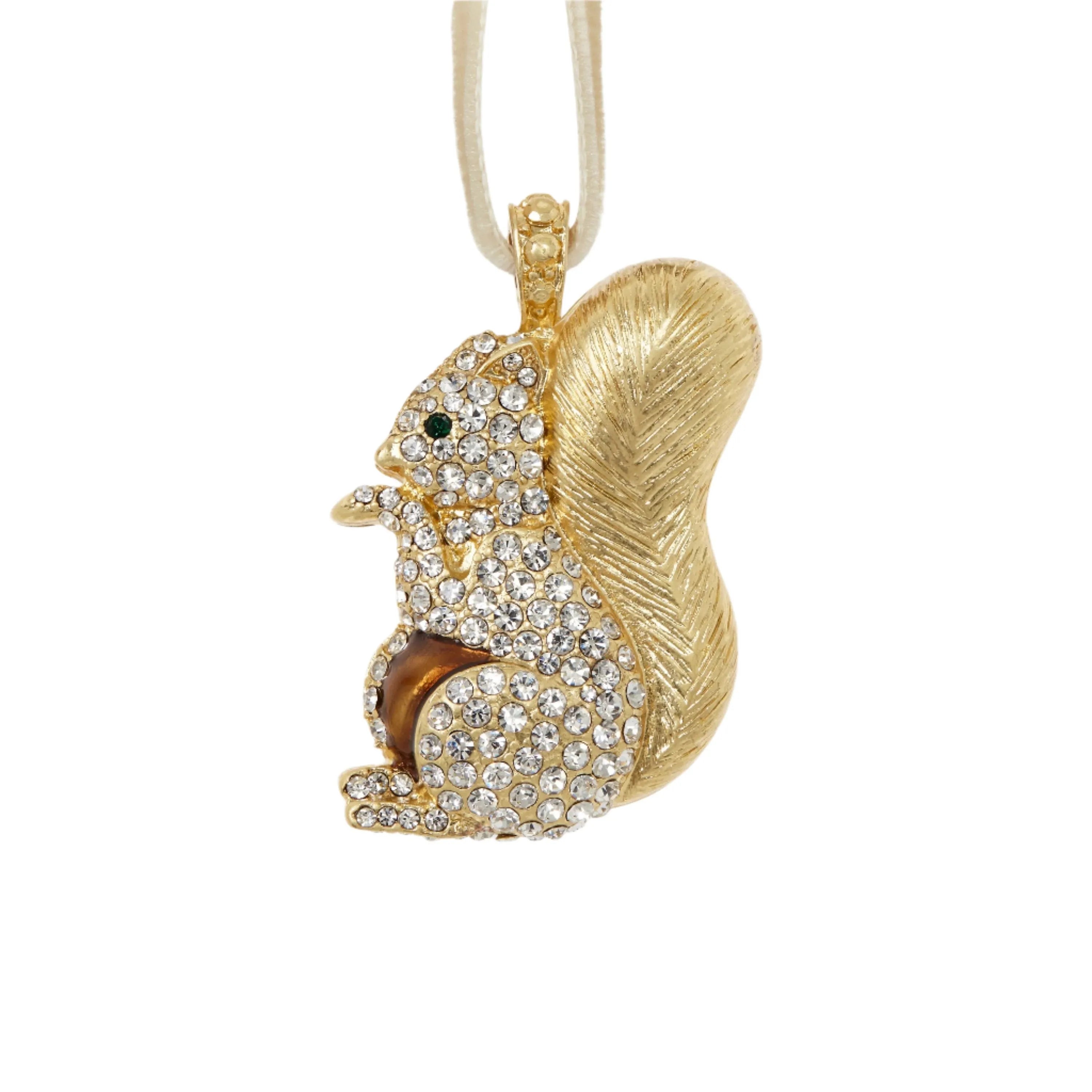 Squirrel hanging ornament