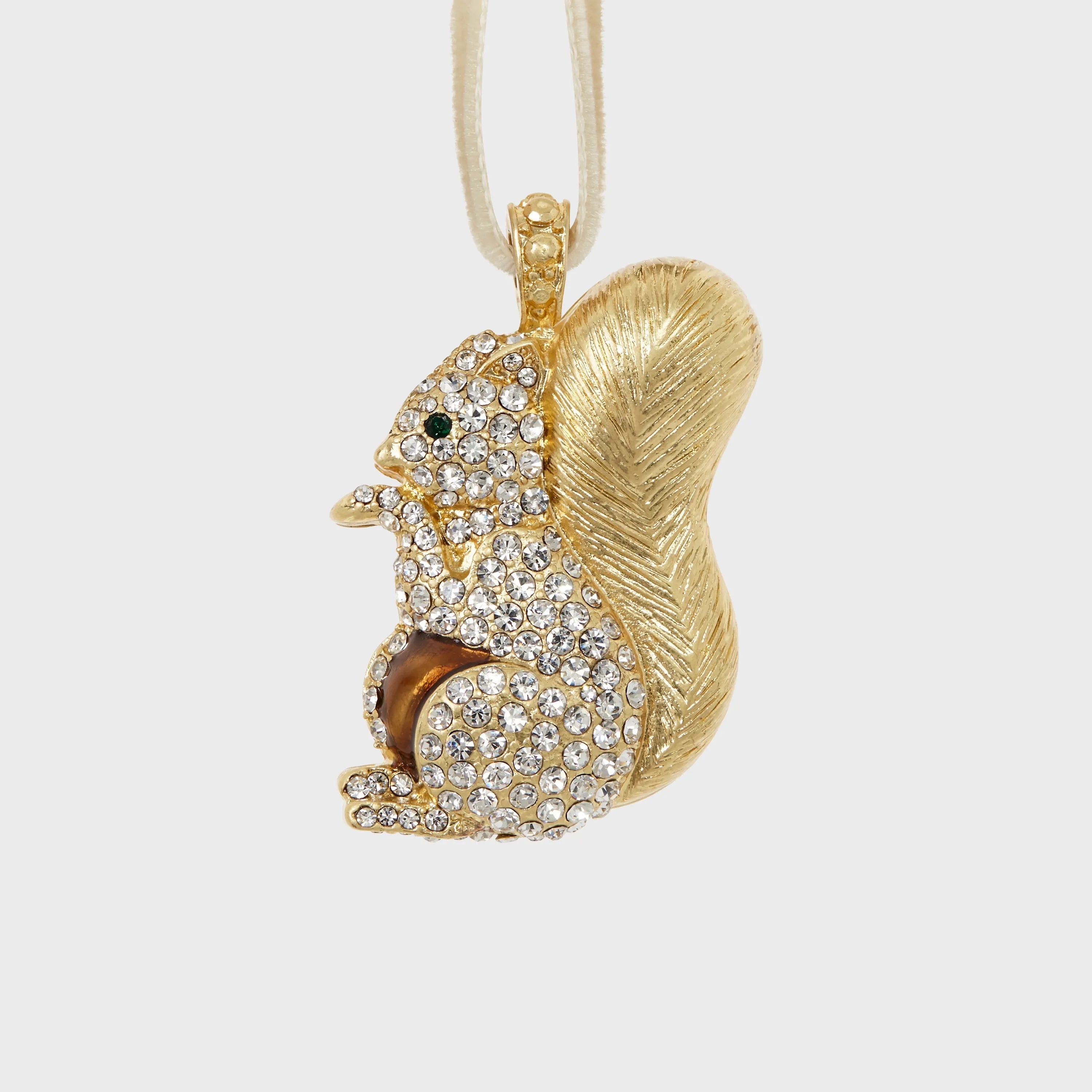 Squirrel hanging ornament