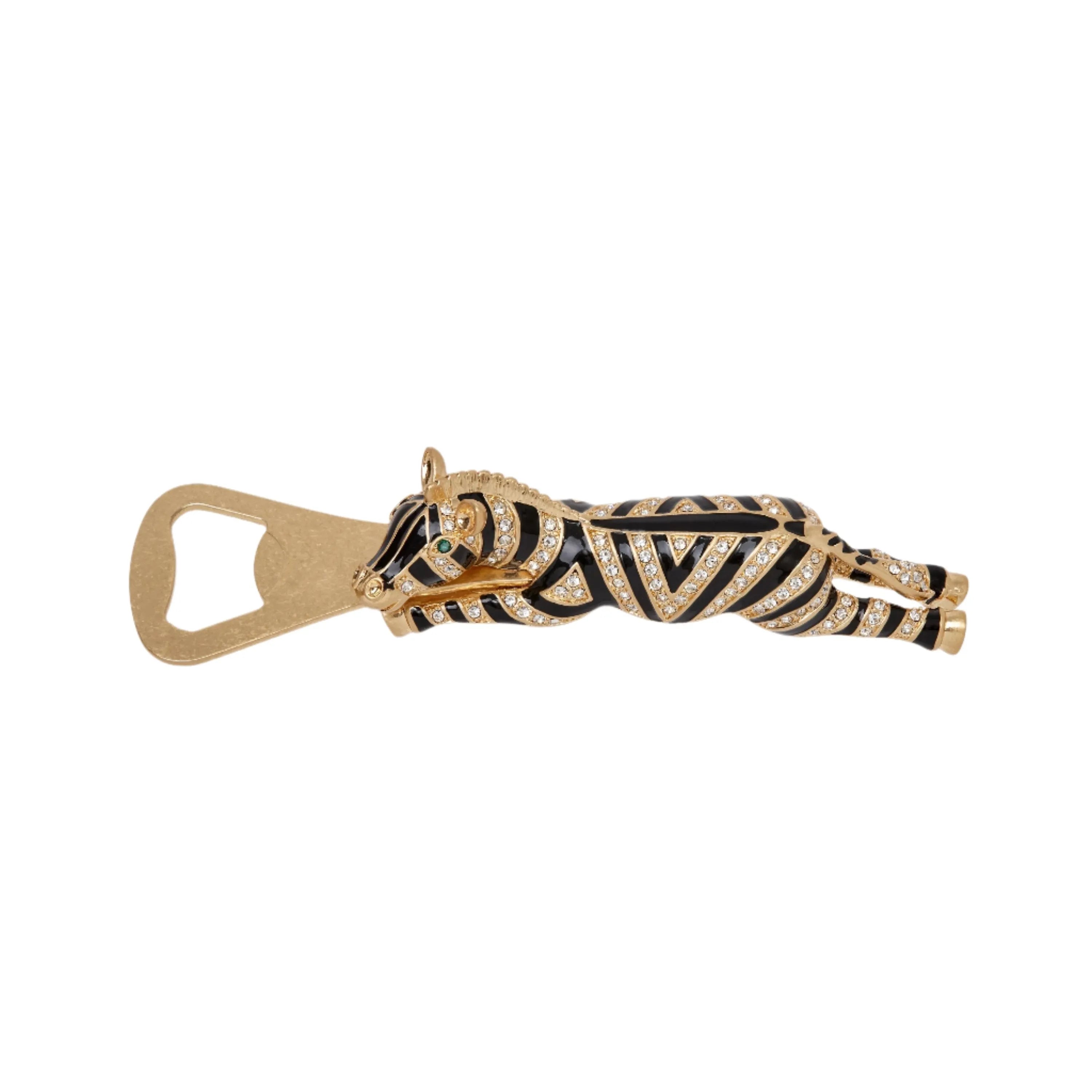 Zebra bottle opener