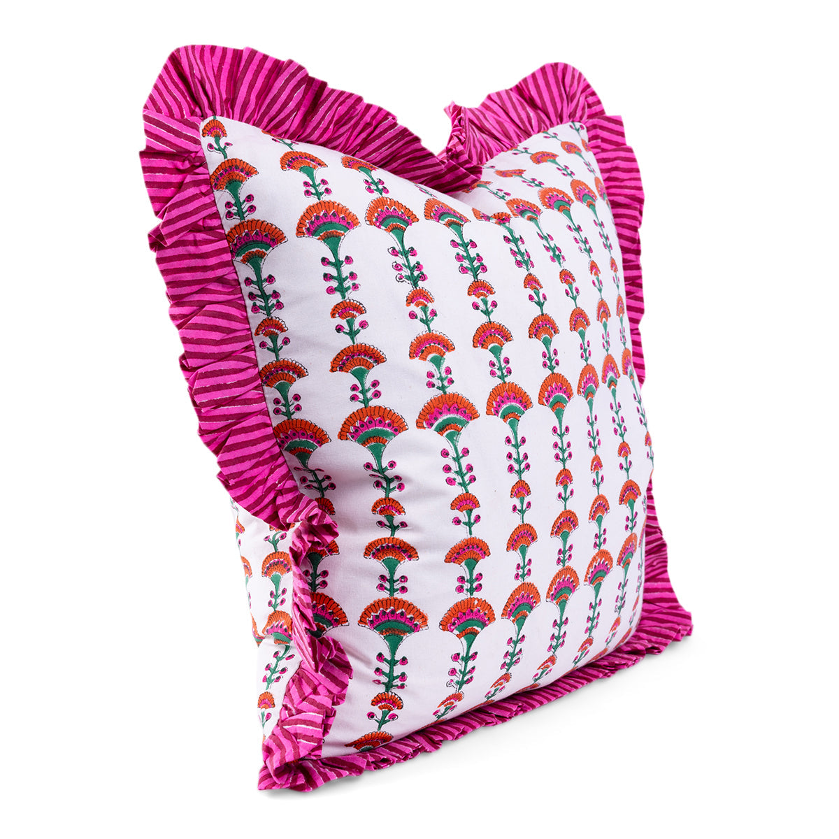 Ruffle Throw Pillow - Eugenie