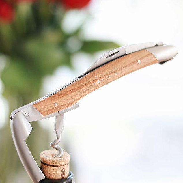 Forge de Laguiole Corkscrew Olive wood - Satin