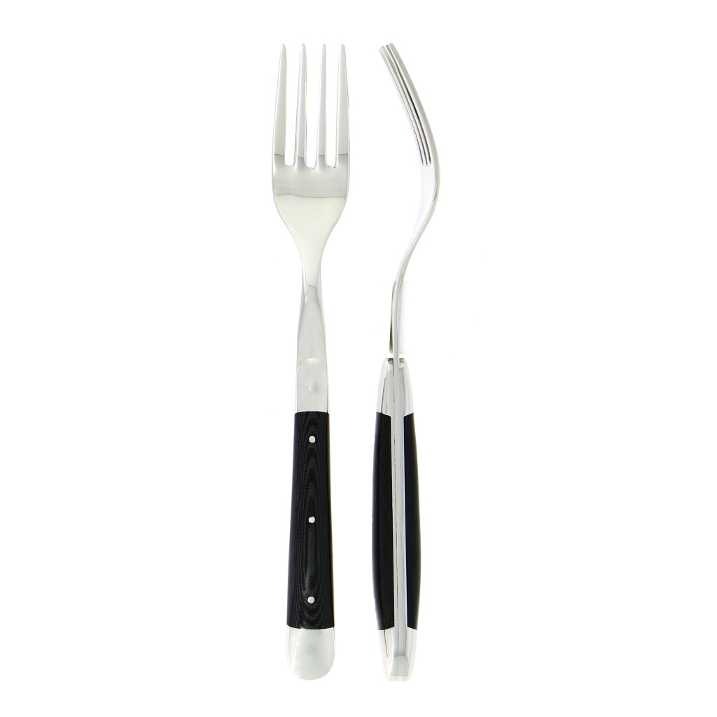 Forge de Laguiole Forks Fabric Series Black