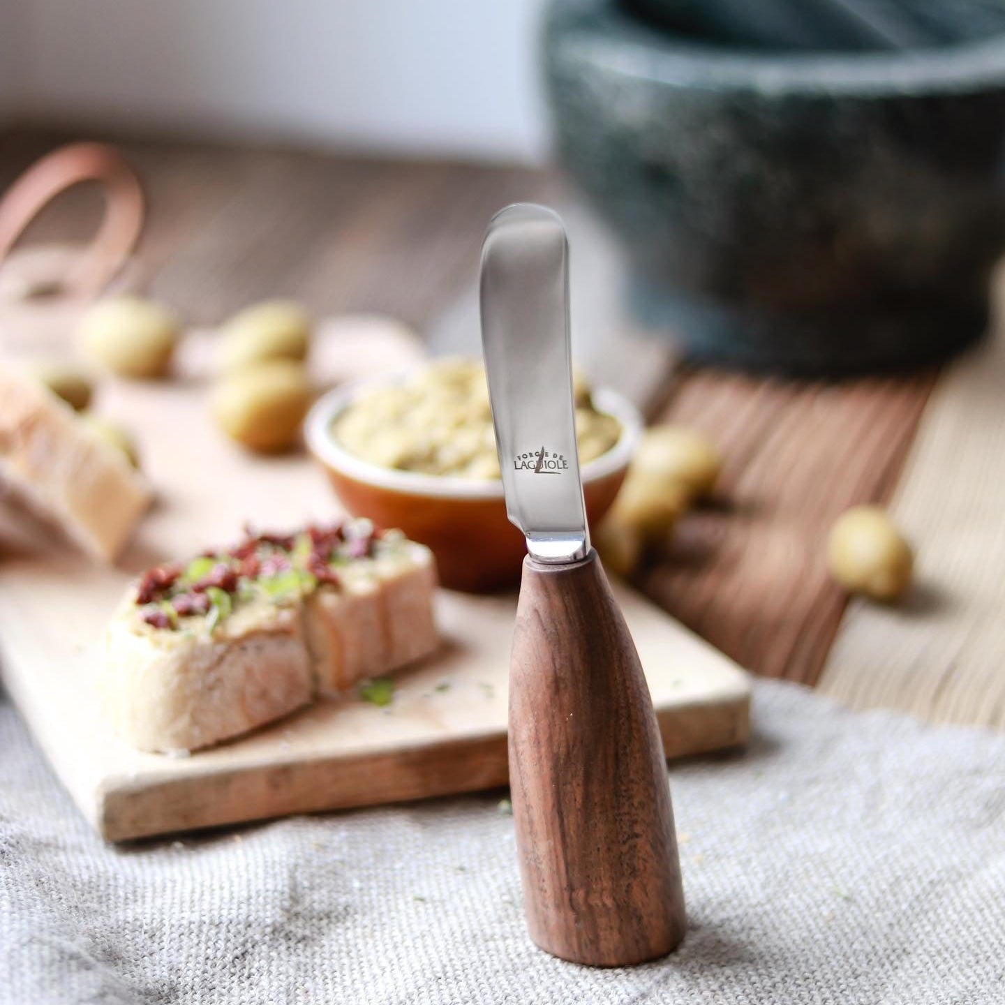 Forge de Laguiole Walnut Butter Knife