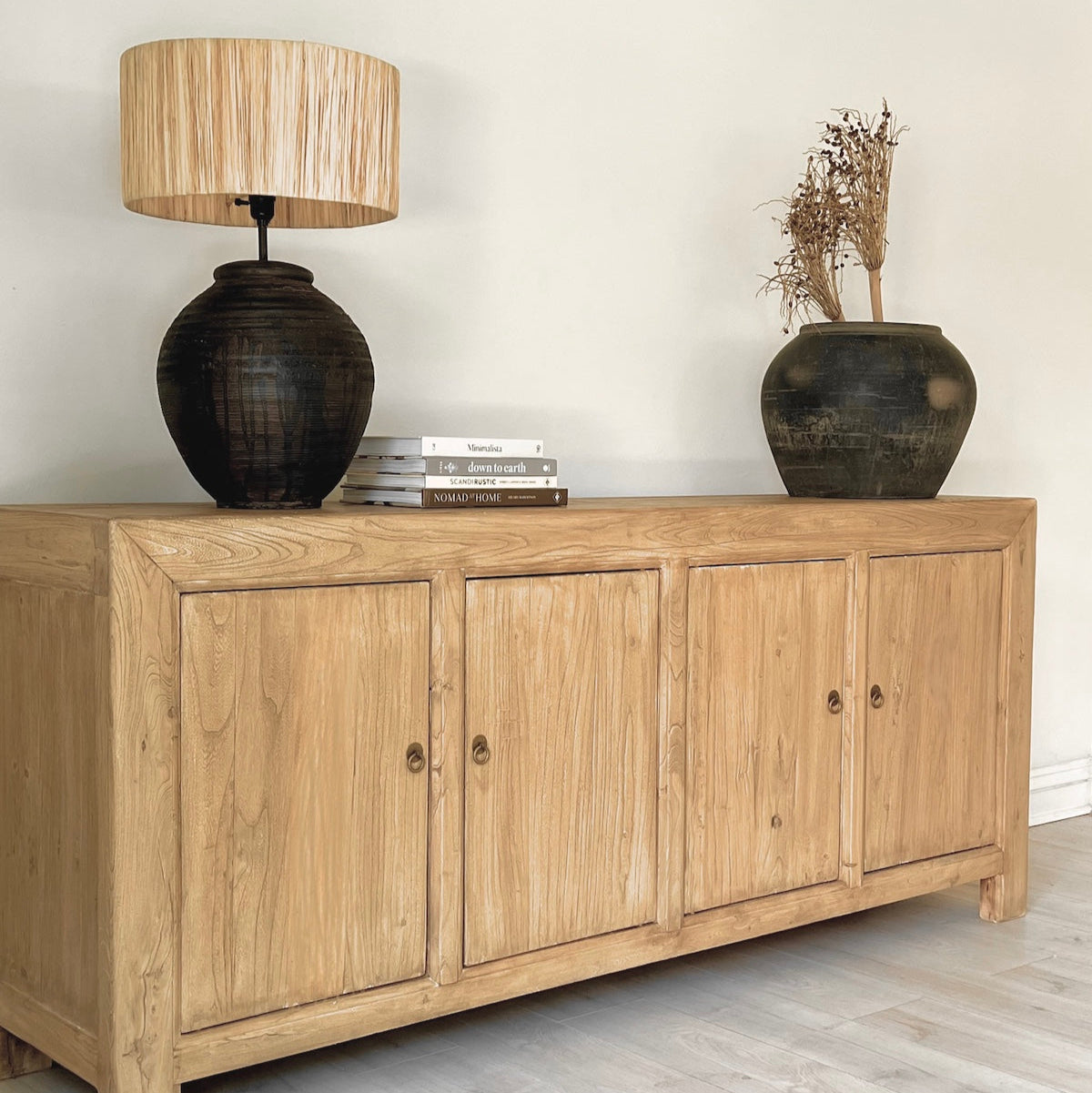 Four Door Elm Sideboard