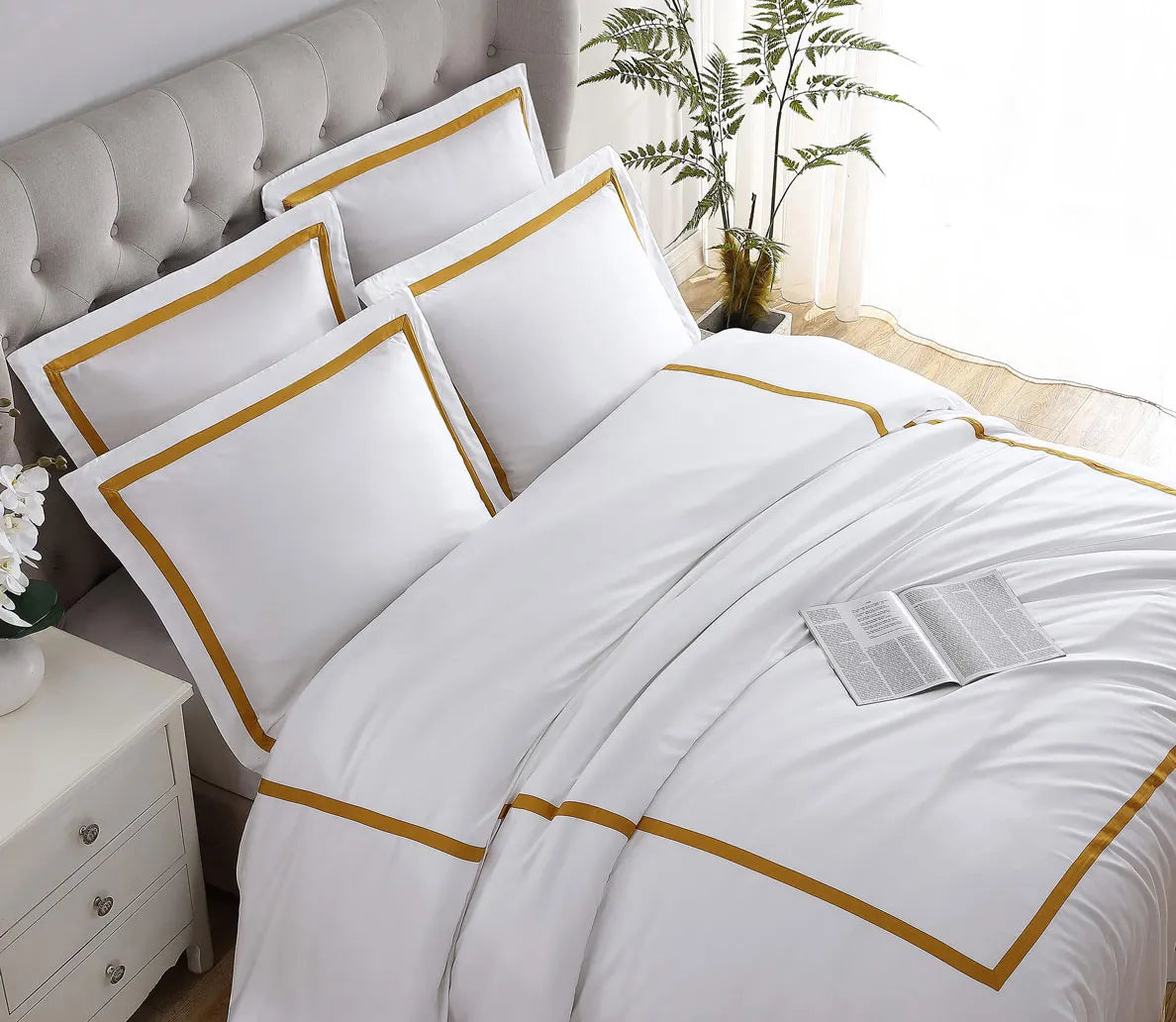 Frame Premium Bamboo Sham Set