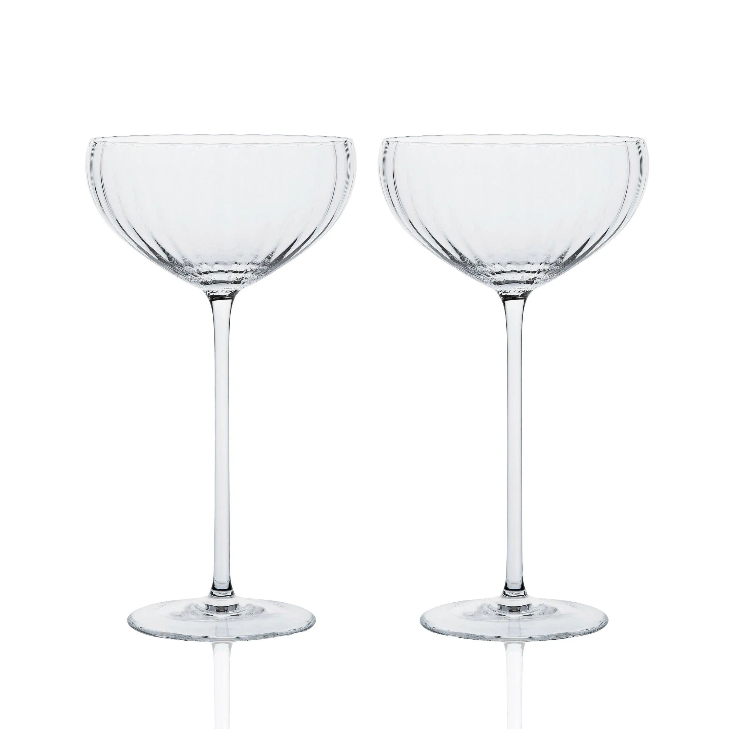 Caskata Wholesale Quinn Coupe Glasses, Set of 2