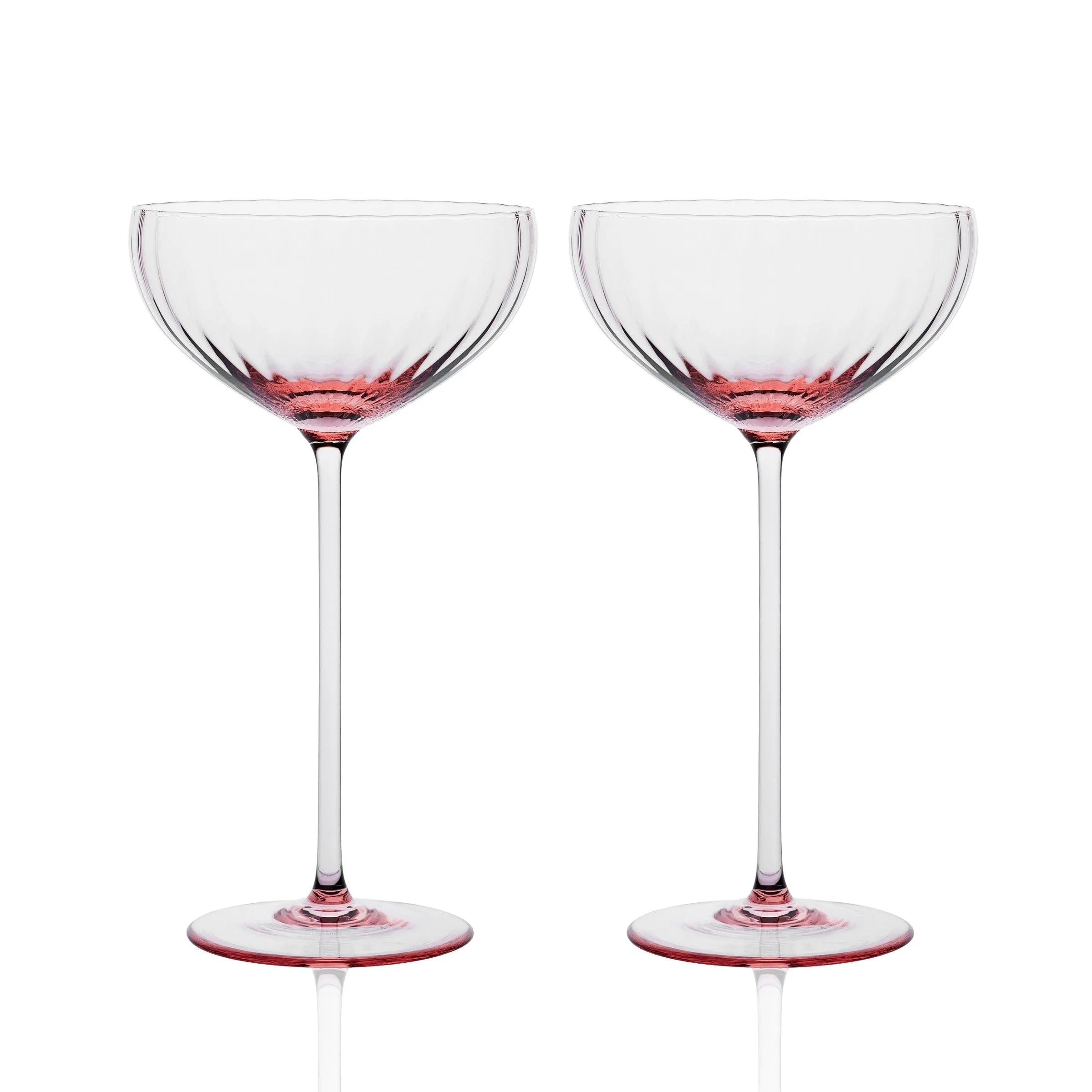 Caskata Wholesale Quinn Coupe Glasses, Set of 2