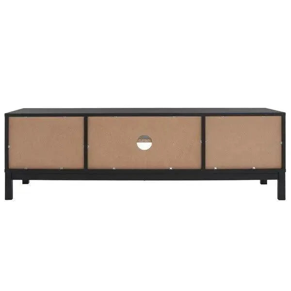 Safavieh Galio Black-Gold 2 Door 2 Shelf Media Stand