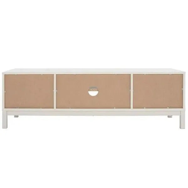 Safavieh Galio White-Gold 2 Door 2 Shelf Media Stand