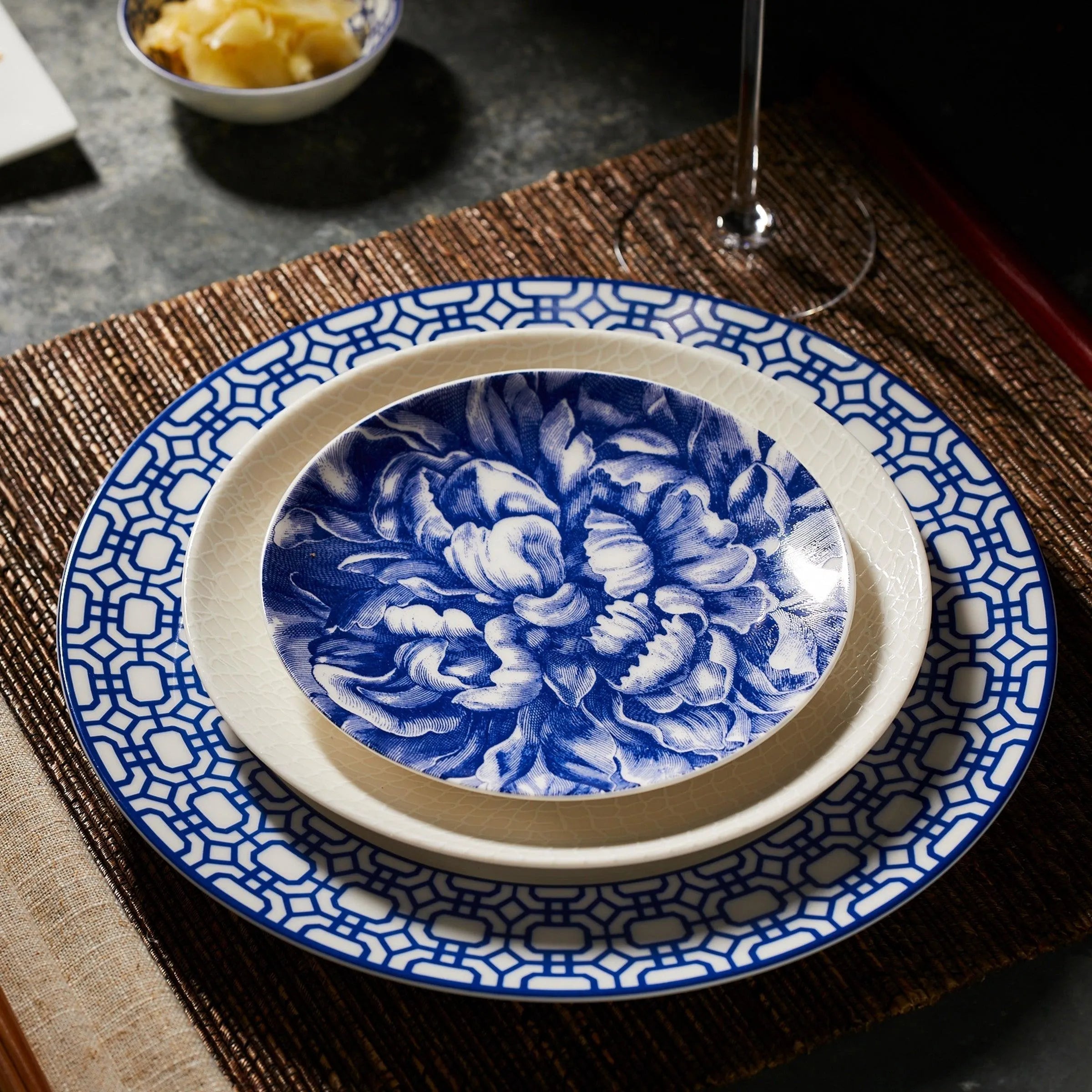 Caskata Wholesale Peony Small Plates, Set of 4