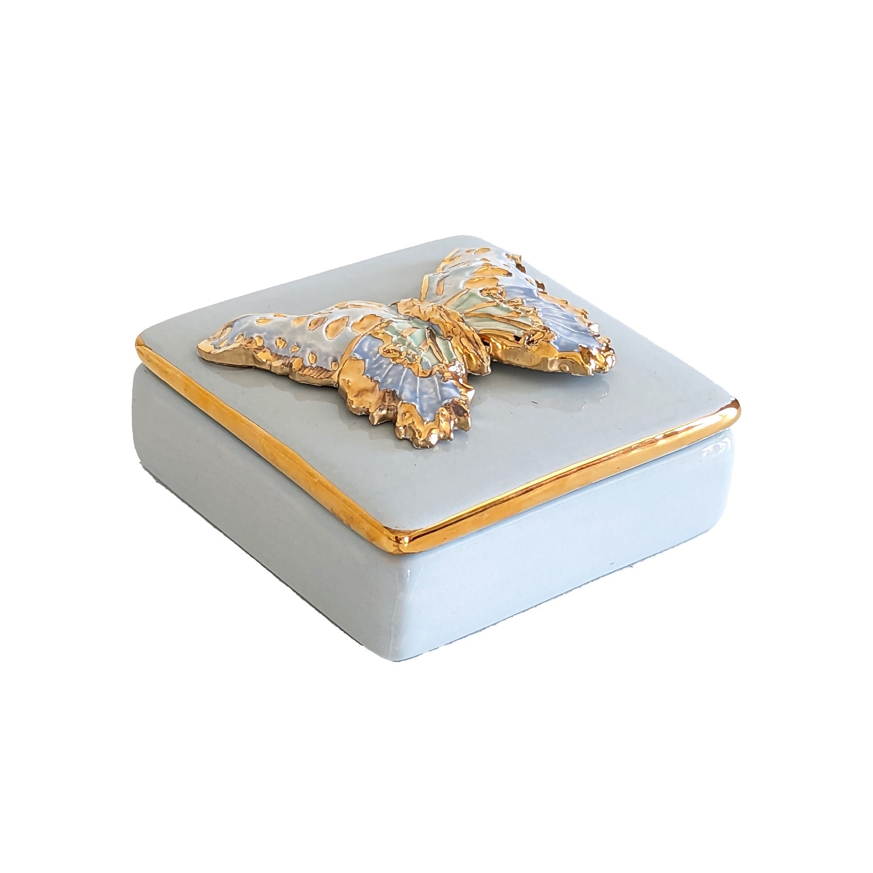 Gilded Butterfly Keepsake Box