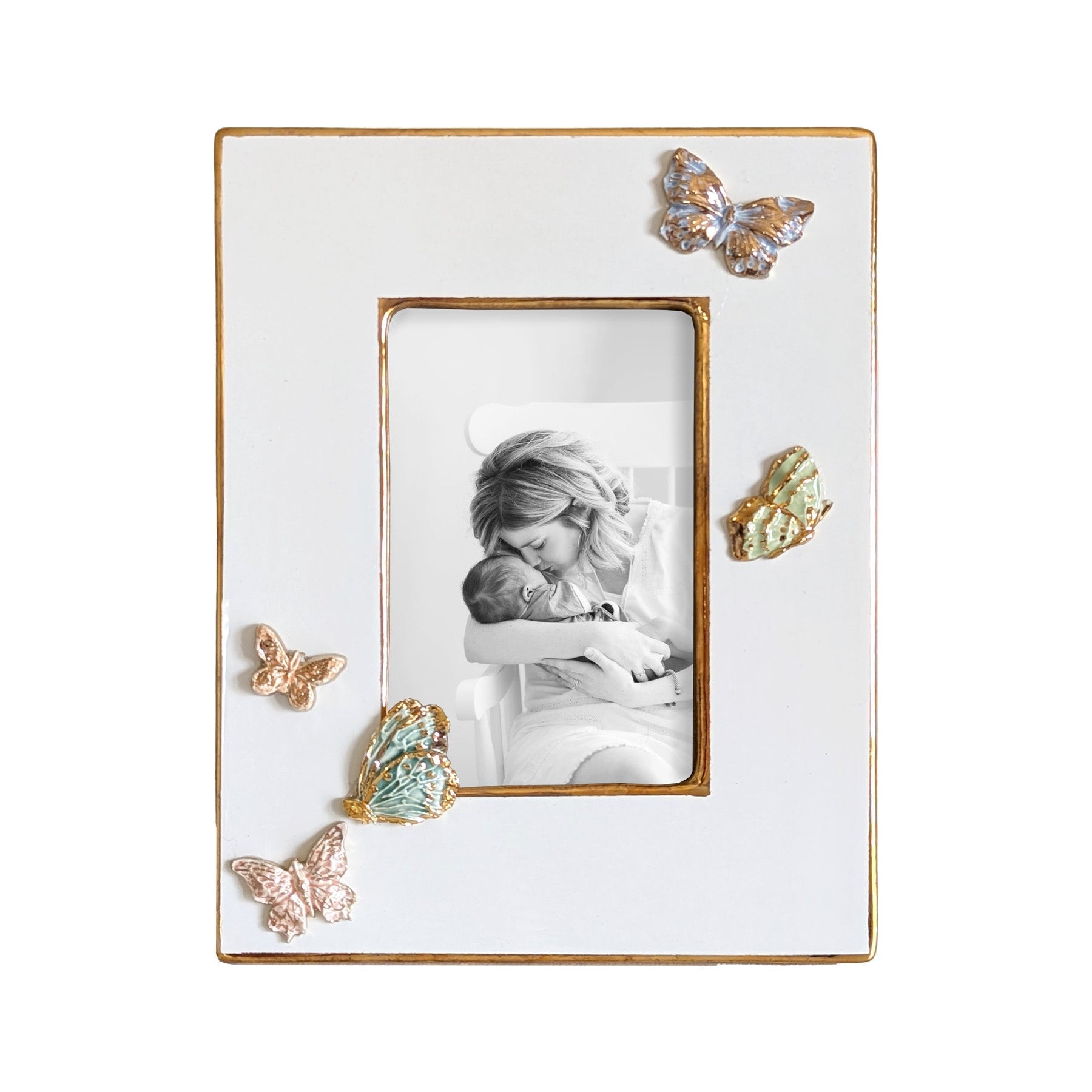 Gilded Butterflies Photo Frame