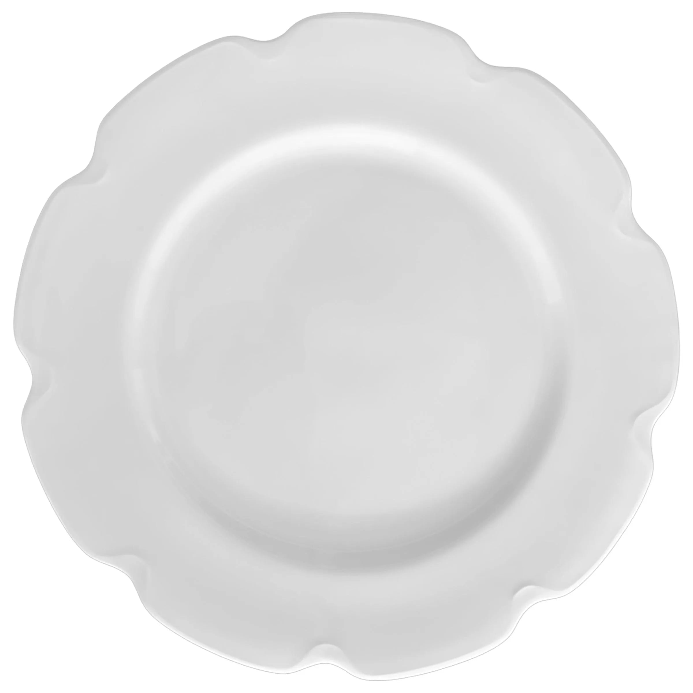 Caskata Wholesale Grace White Dinner Plate