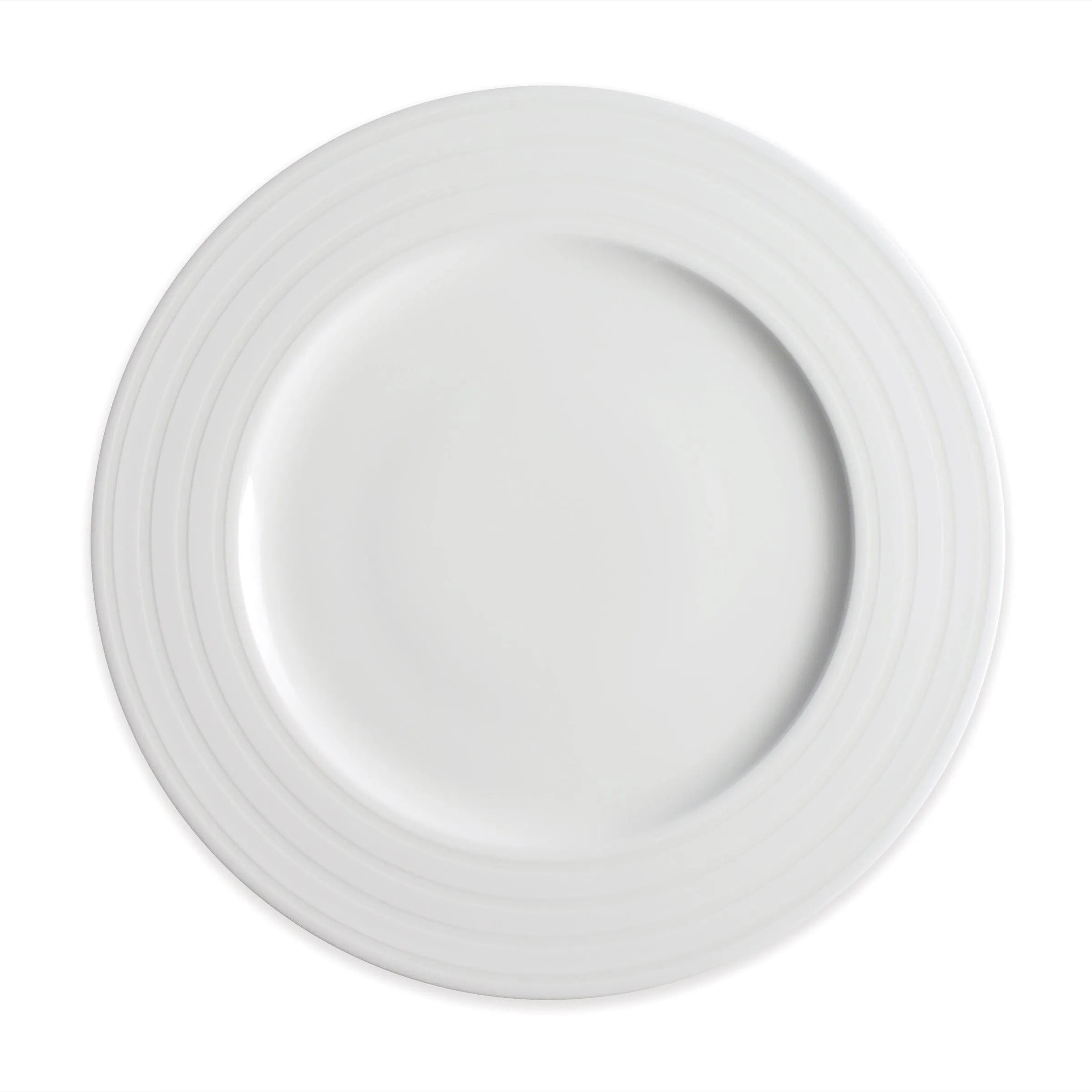 Caskata Wholesale Cambridge Stripe Rimmed Dinner Plate