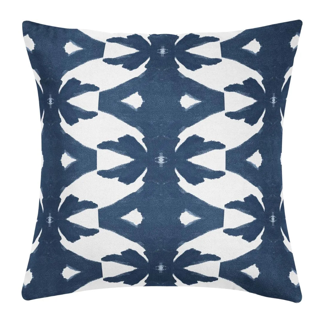 Palm Navy 22x22 Pillow